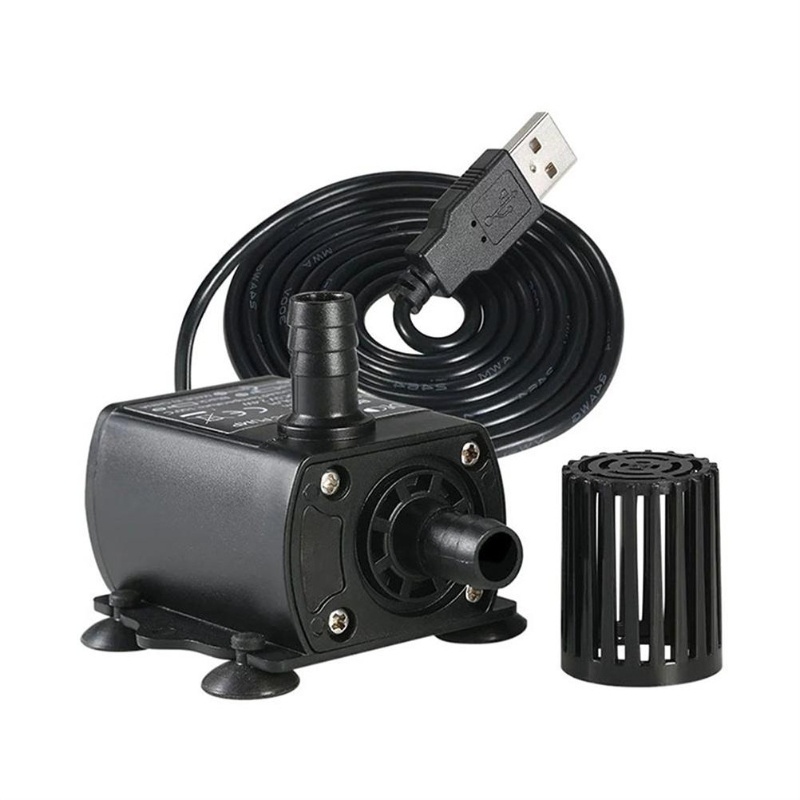 Water Pump Submersible Mini - ミニ超静音水中ポンプ水族館庭池 USB 噴水ウォーターポンプ DC 5V 250L/H