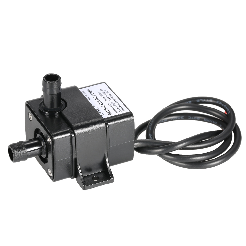 Water Pump Submersible Mini - 水族館用ブラシレスミニウォーターポンプ,超静音オイルポンプ,防水,水中噴水,可変,DC 12v,240l/h,5wリフト,0〜100 ℃