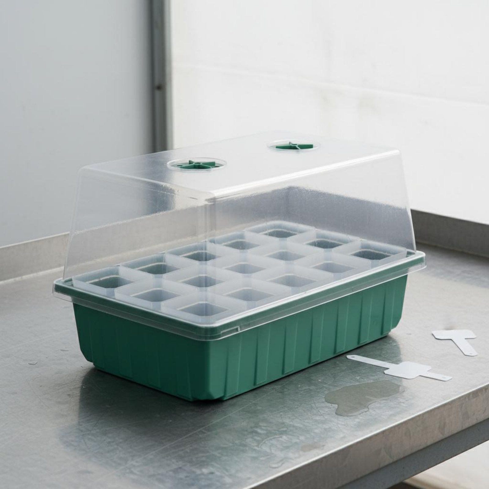 ミニ温室プロパゲーターボックス 透明ルートビューセル 湿度ド - Dome Propagation Kit のレビューと価格