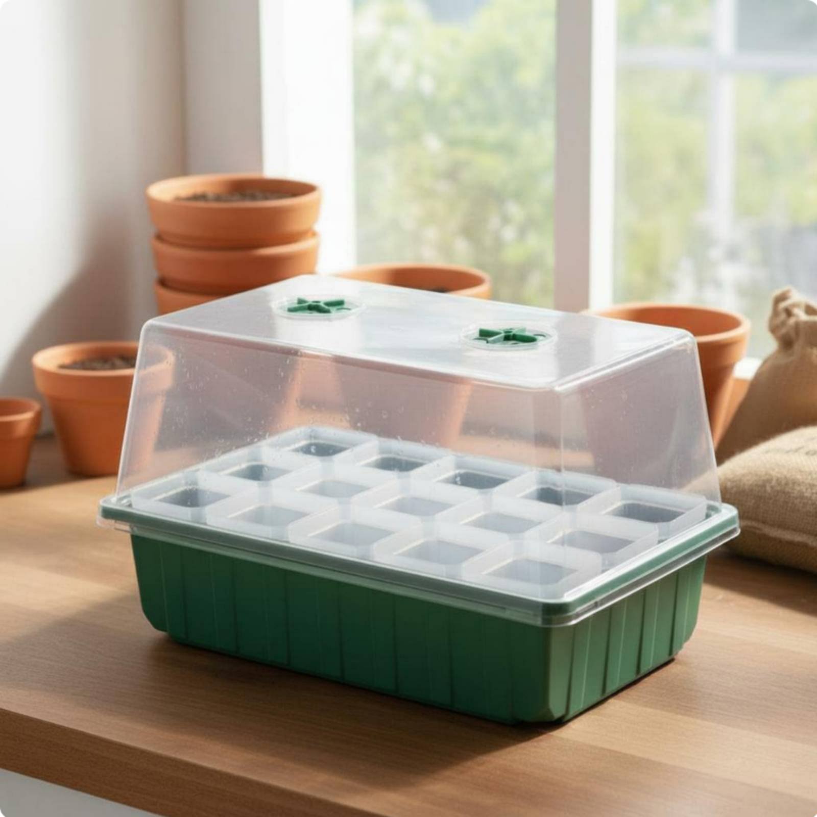 ミニ温室プロパゲーターボックス 透明ルートビューセル 湿度ド - Dome Propagation Kit のレビューと価格