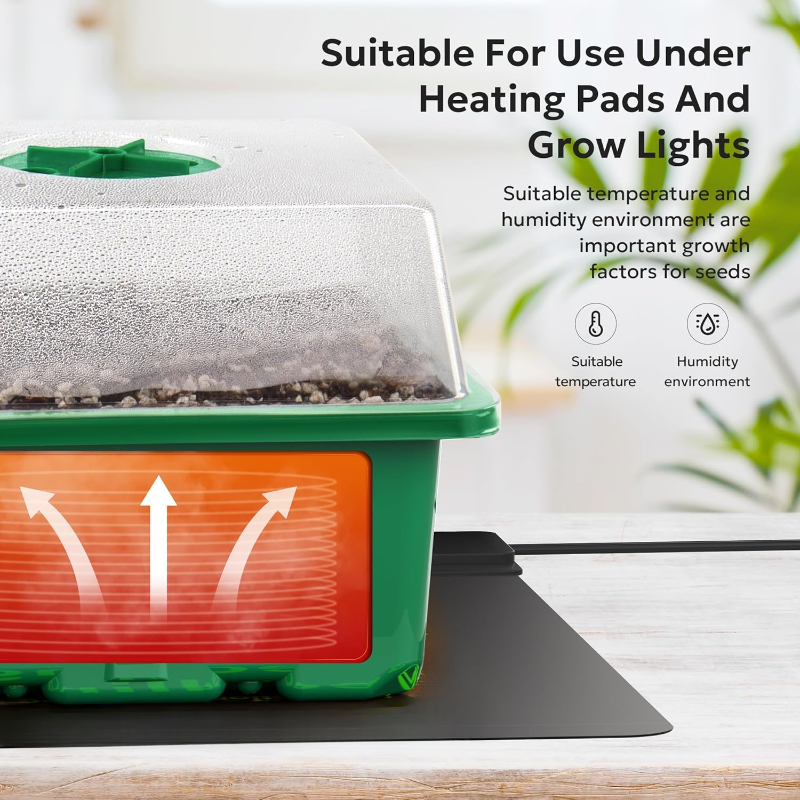 10 個の苗トレイ種子スターターキットミニプロパゲーター植物 - Dome Propagation Kit のレビューと価格