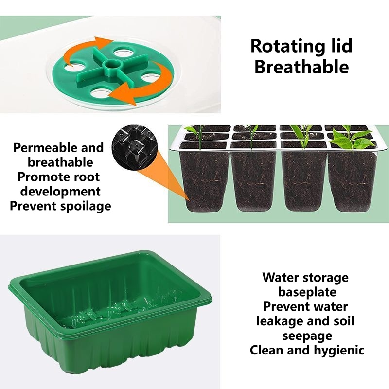種子発芽キット ミニ温室発芽トレイ 湿度ドーム付き 植物苗育 - Dome Propagation Kit のレビューと価格
