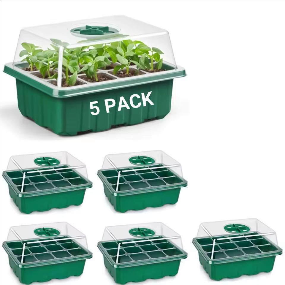 10個/5個入り 苗床トレイ 種子スターターキット ミニプロ - Dome Propagation Kit のレビューと価格