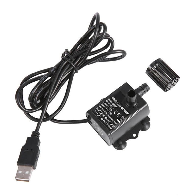 ミニ超静音水中ポンプ水族館庭池 USB 噴水ウォーターポンプ - Water Pump Submersible Mini のレビューと価格