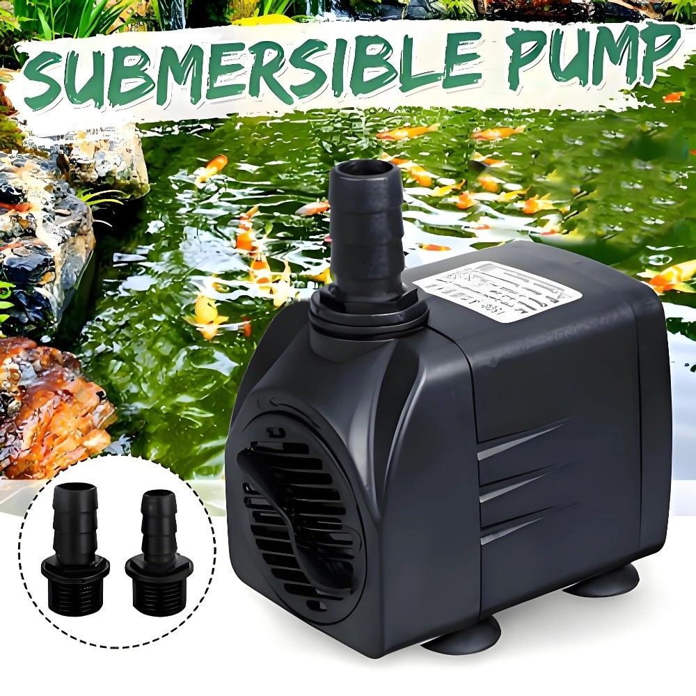 黒色水中ポンプ 超静音水中噴水ポンプ 吸盤付き調整可能 池噴 - Water Pump Submersible Mini のレビューと価格