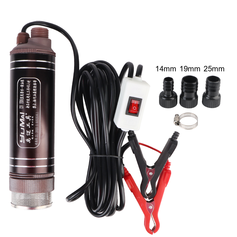 ハイパワー自吸式オイルポンプミニ 45L/分アルミ合金シェル - Water Pump Submersible Mini のレビューと価格