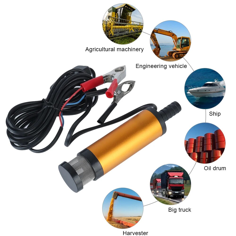 ディーゼル車用電動オイルポンプ,12V,アルミニウム合金ハウ - Water Pump Submersible Mini のレビューと価格